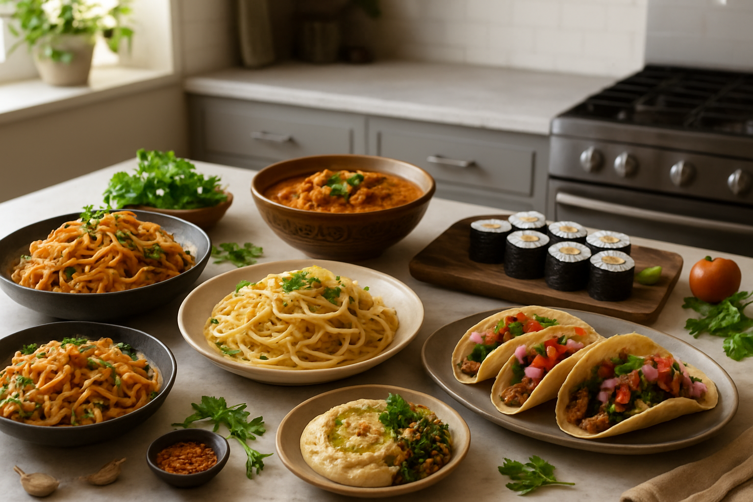 International Cuisine for Home Cooks