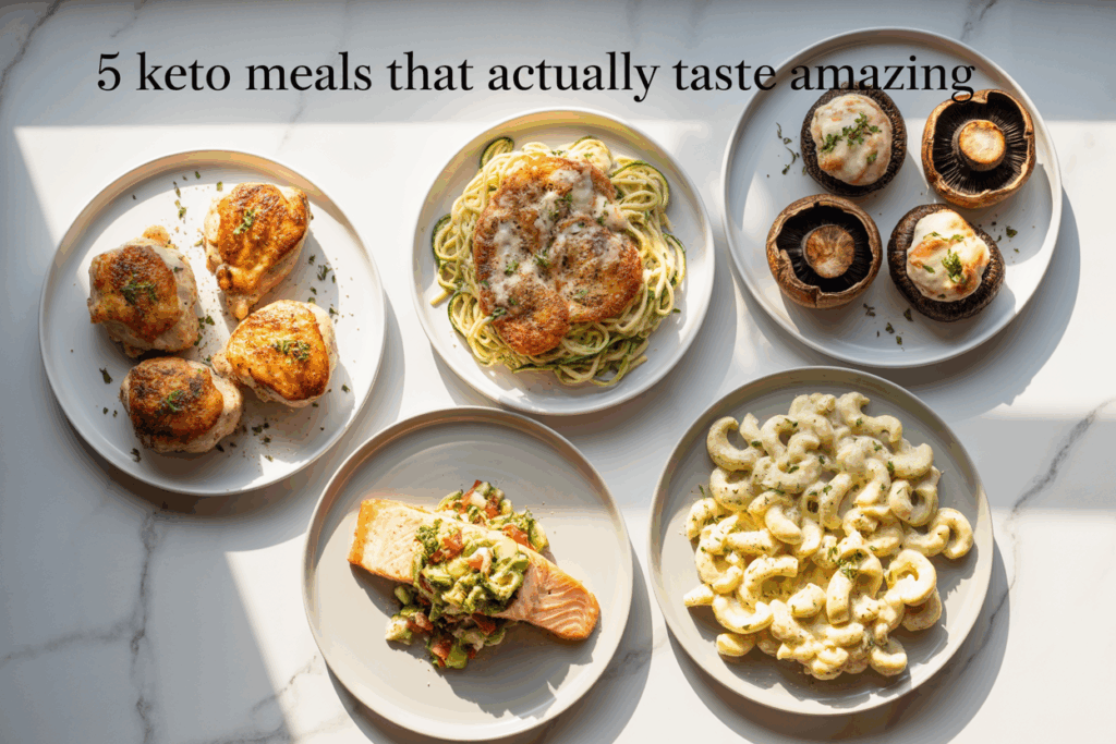 5 Keto Meals That Actually Taste Amazing