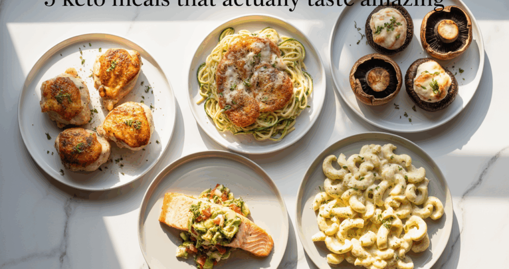 5 Keto Meals That Actually Taste Amazing